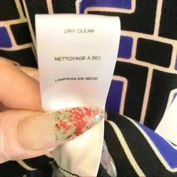 🌈 6/$60, Michael Kors, Mini Dress, Prpl/Blk/Crm, 10 - Picture 4 of 7